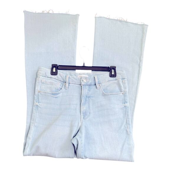 Good American Light Blue Women's Straight Leg Jeans Size 10/30 - Picture 8 of 10